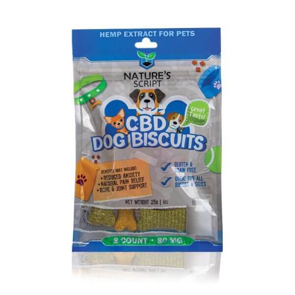 CBD Dog Biscuits Nature's Script