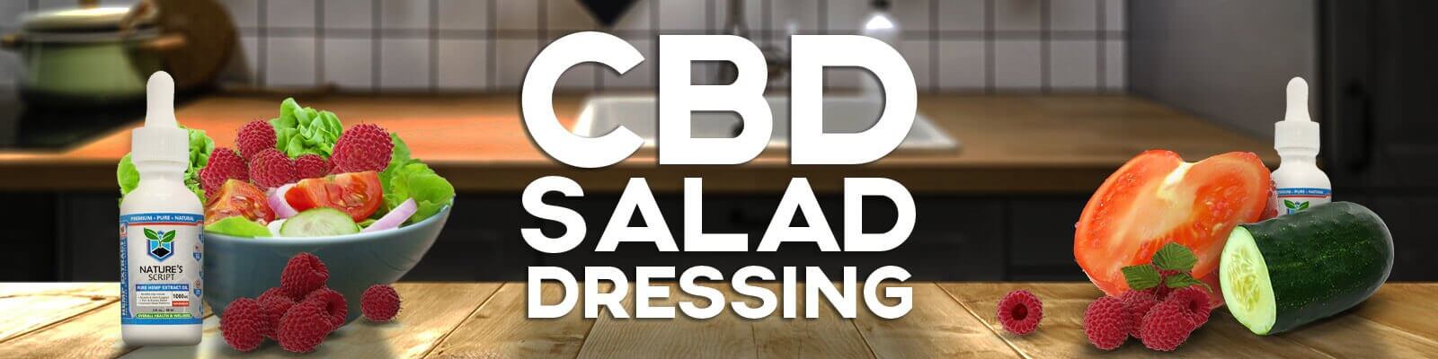 CBD Recipe - Raspberry Vinaigrette CBD Salad Dressing