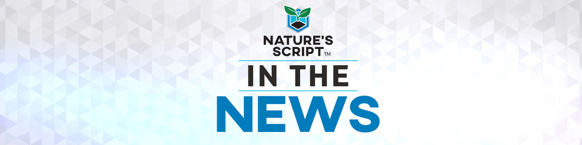 In the News Natures Script Banner