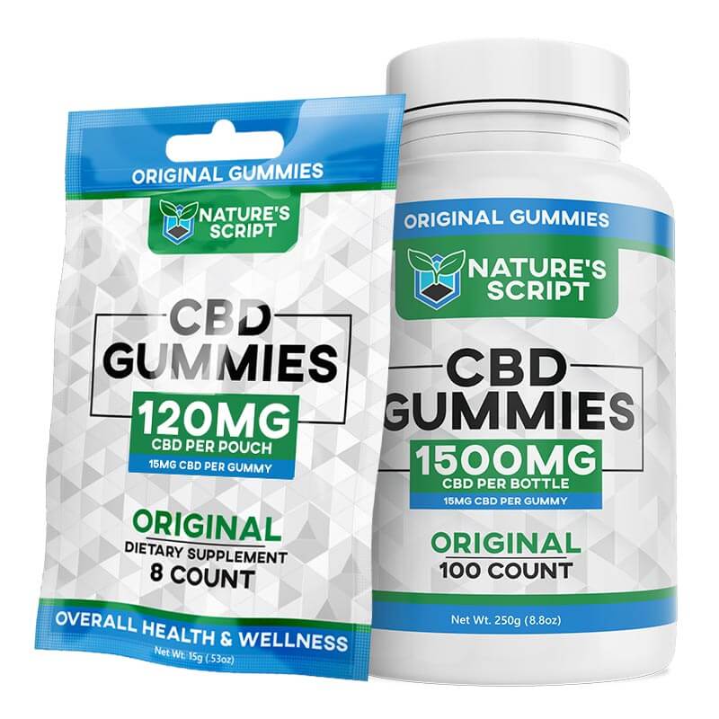 CBD Gummies | 15mg Premium CBD Gummy | Nature\u0026#39;s Script