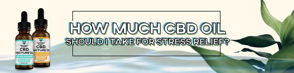 how much cbd oil for stress relief