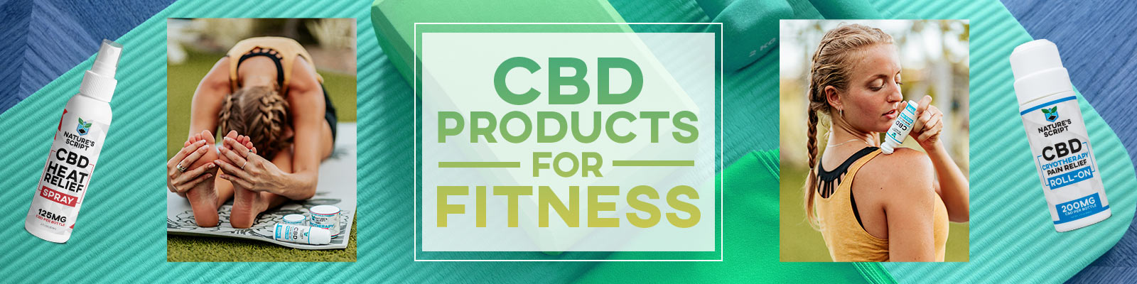 Nature's Script CBD for Fitness Banner 