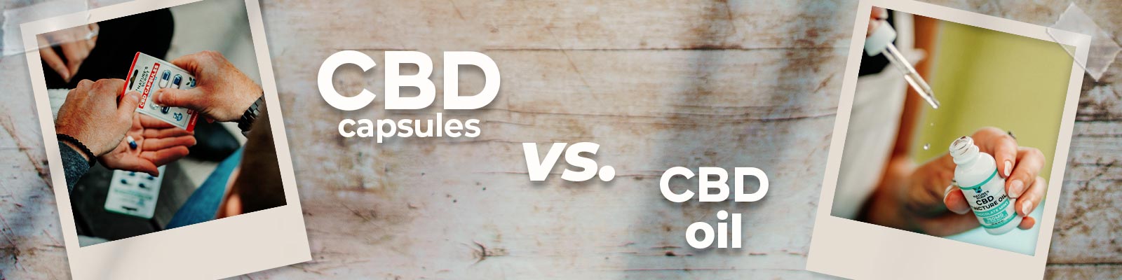 CBD Capsules vs. CBD Oil