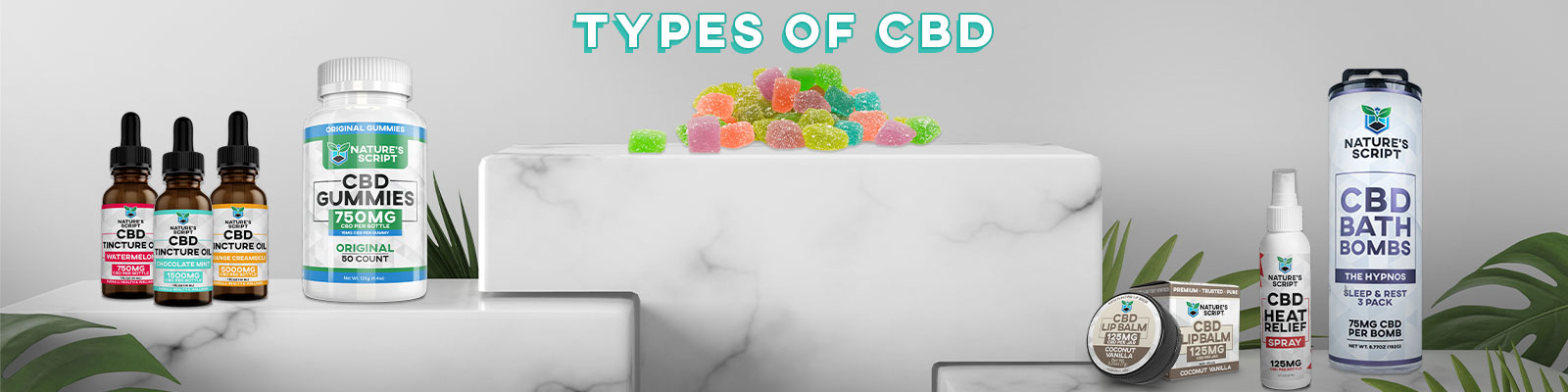 CBD Products Guide - Types of CBD Products